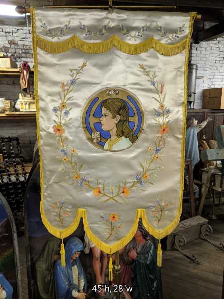 Vintage-Holy-Name-Society-Banner