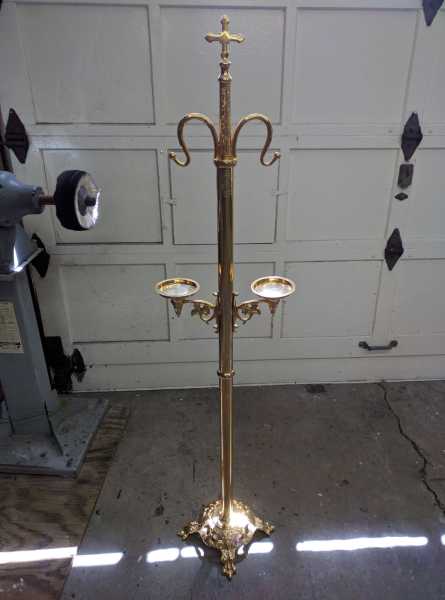 Gold-Plated-Censer-Stand