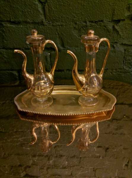 Antique-Gold-Glass-Cruets