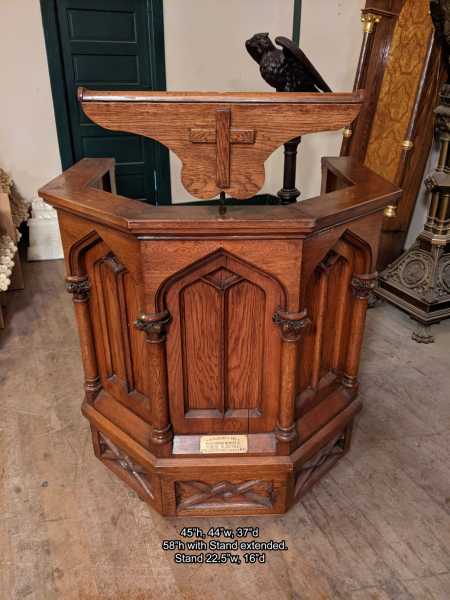 Incredible-Oak-Ambo-Pulpit-Lectern
