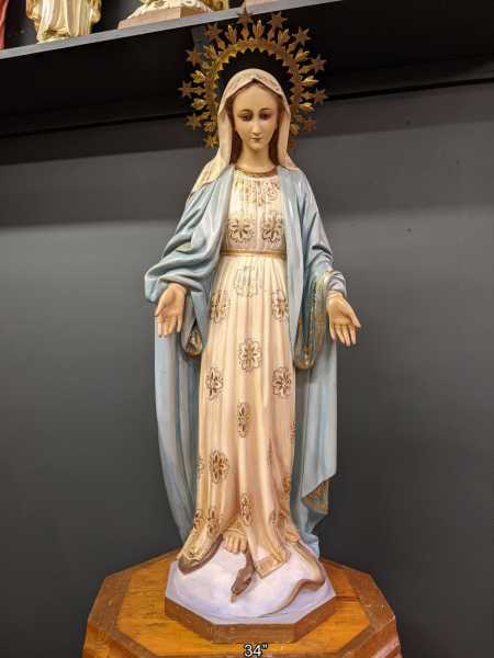 Stunning-Our-Lady-of-Grace-Olot-Statue