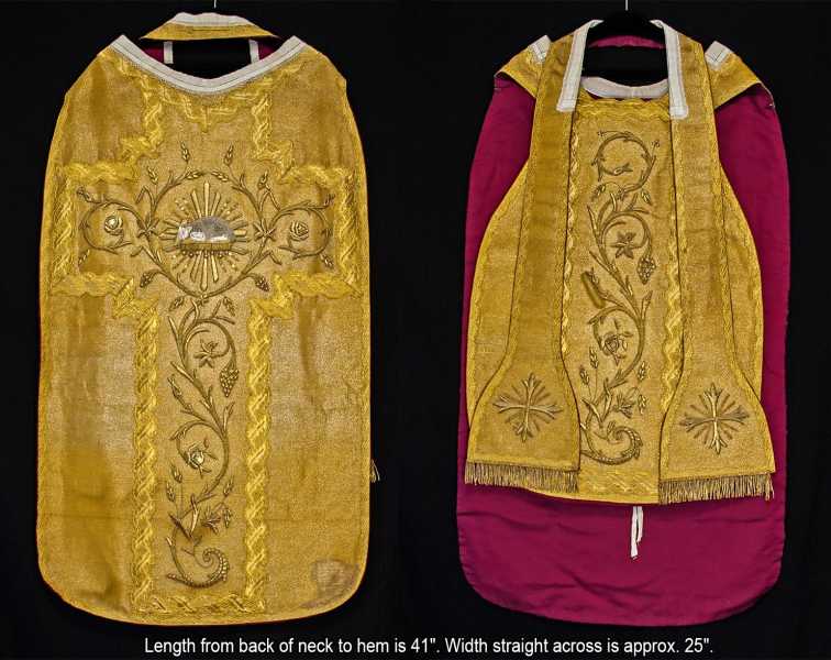 Antique-Fiddleback-Priest-Vestment
